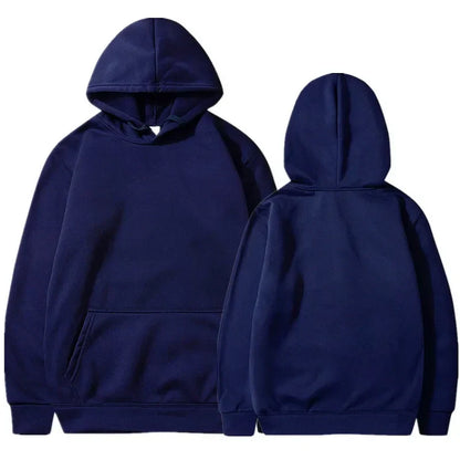 Sweat à Capuche Bleu Marine – Hoodie Oversize Unisexe Confortable et Intemporel